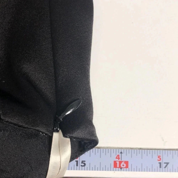 HALSTON Evening Collection Black Dress - Picture 8 of 8